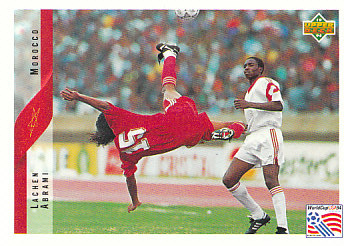 Lachen Abrami Morocco Upper Deck World Cup 1994 Eng/Ita #209
